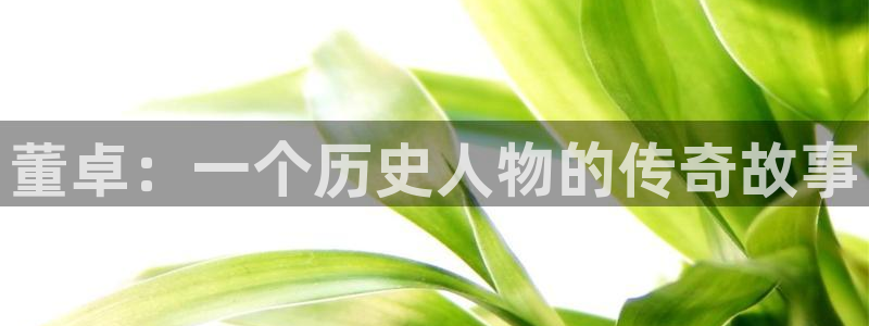 香蕉漫画直接进入：董卓：一个历史人物的传奇故事